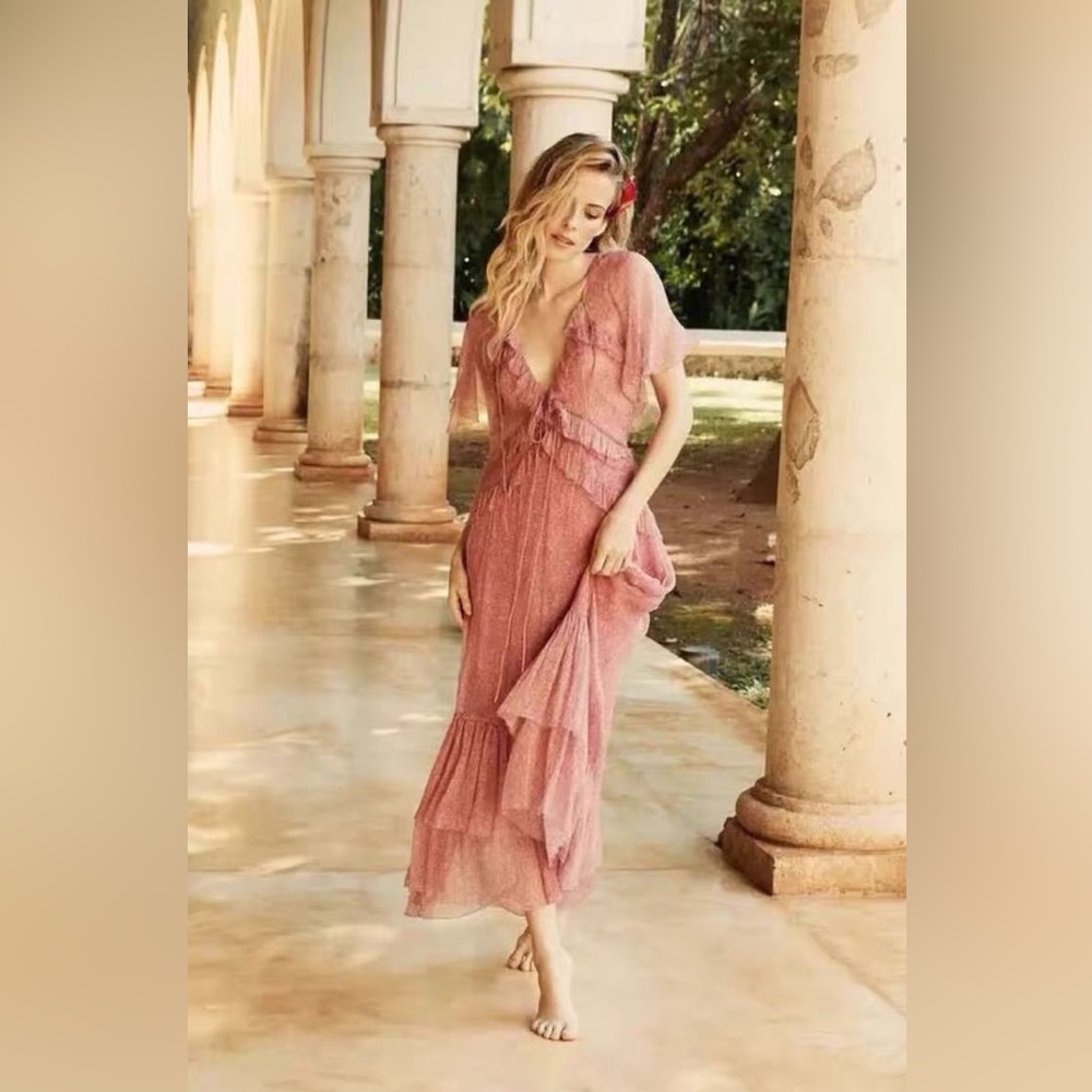 Pink Doên Antoinette Dress, size small